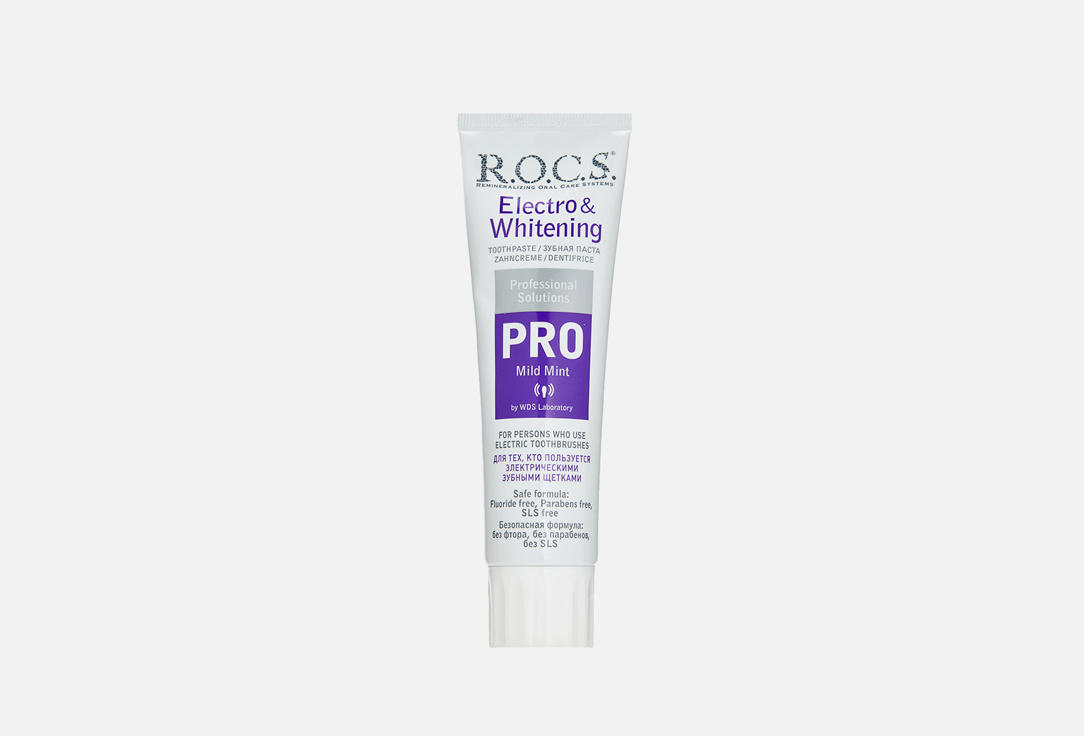 R.O.C.S. Toothpaste Pro Electro&Whitening with Mild Mint