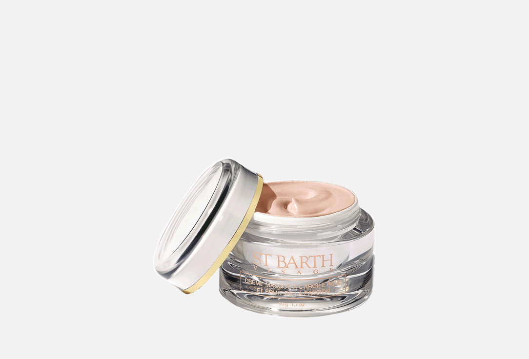 STBARTH CREAM MASK WITH PINK CLAY AND PASSION FRUIT / Normal to dry ski 200ml