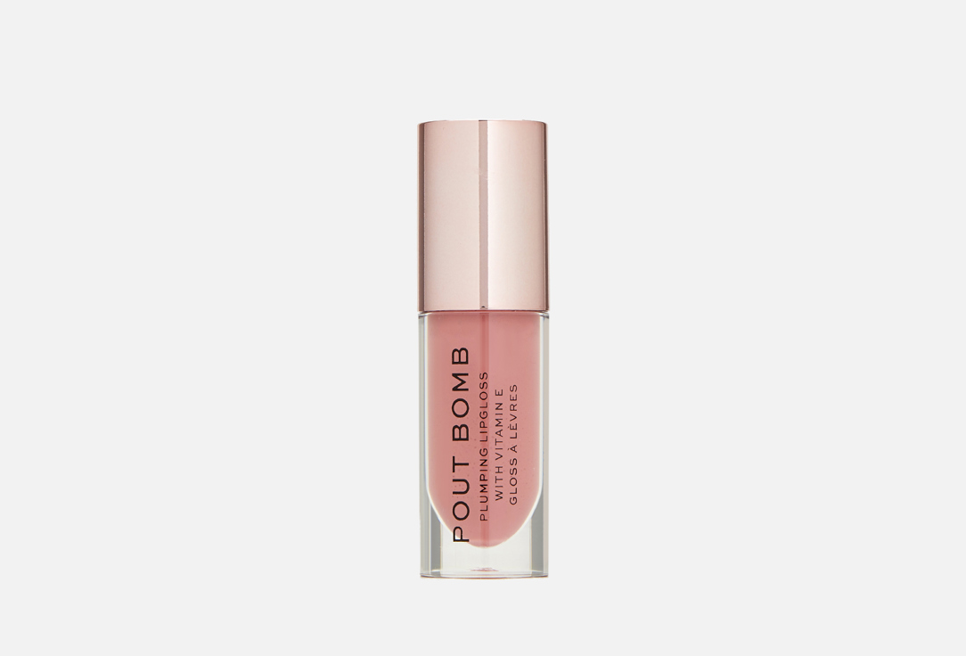 MakeUp Revolution Pout Bomb Plumping Gloss Kiss Nude
