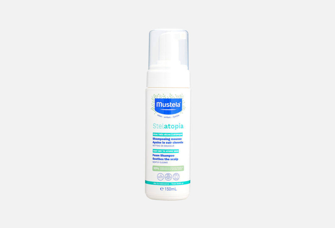 Mustela Baby Stelatopia Foam Shampoo