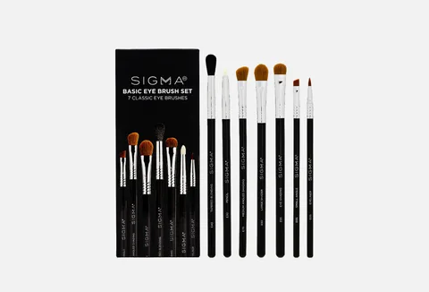 SIGMA BEAUTY Basic Eye Brush Set (E40, E55, E60, E70, E30, E65, E05)