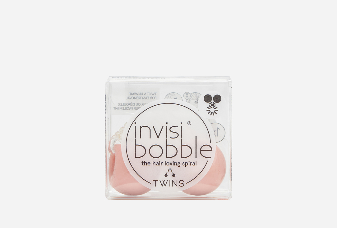 Invisibobble Original Twins Hair Rings, Prima Ballerina