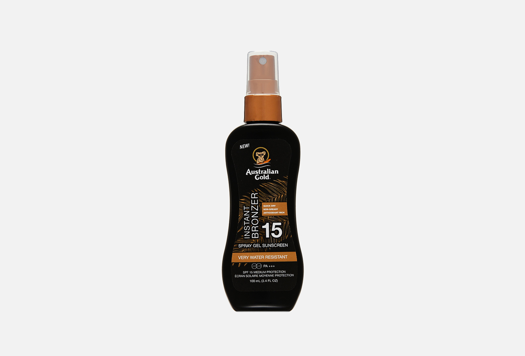 Australian Gold SPF 15 Spray Gel Bronzer,
