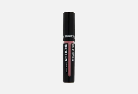 LUXVISAGE Matt Tattoo No Transfer 12H Liquid Lipstick in Shade 123 Dusty Rose, 3.