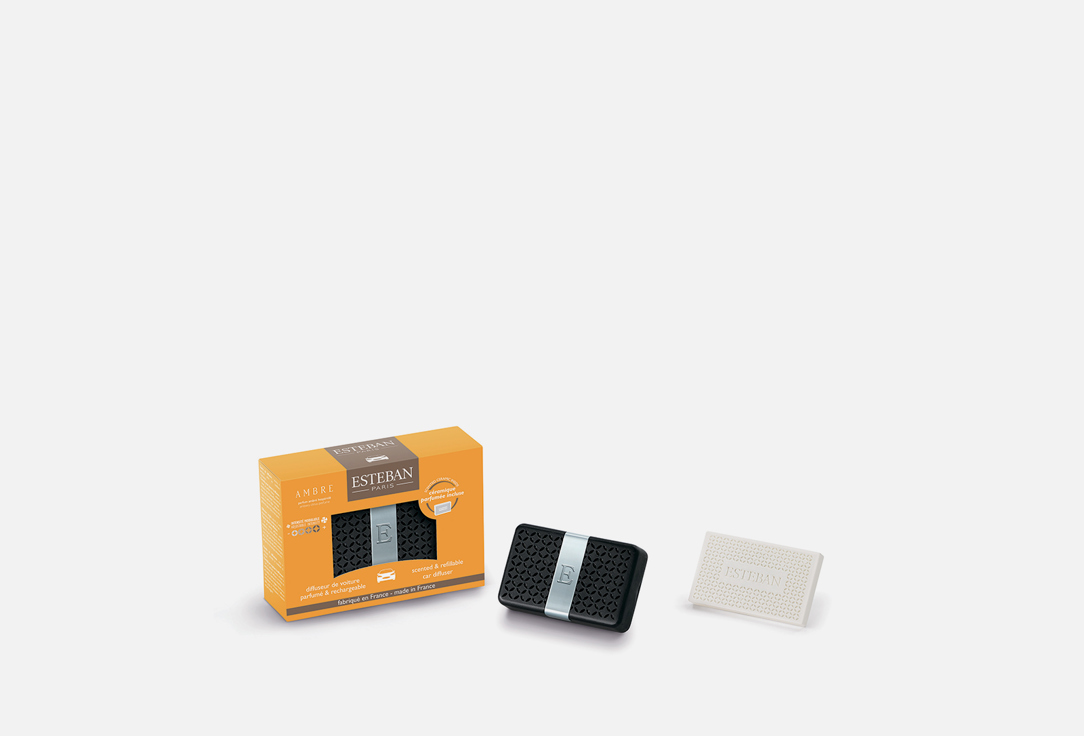 ESTEBAN PARIS Refillable Scented Car Diffuser Ambre