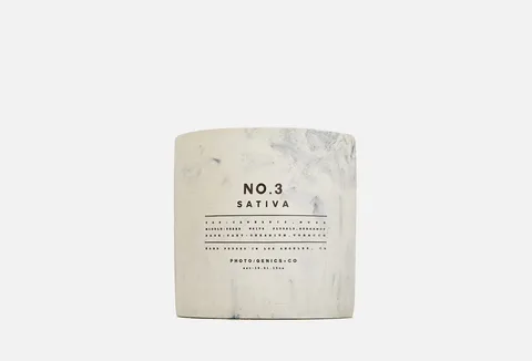 PHOTOGENICS & CO Concrete Candle No.3 Sativa