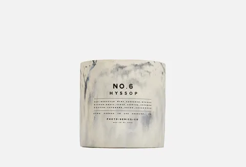 PHOTOGENICS & CO Concrete Candle No.6 Hyssop
