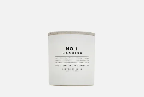 PHOTOGENICS & CO Glass Candle No.1 Hashish