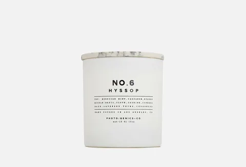 PHOTOGENICS & CO Glass Candle No.6 Hyssop