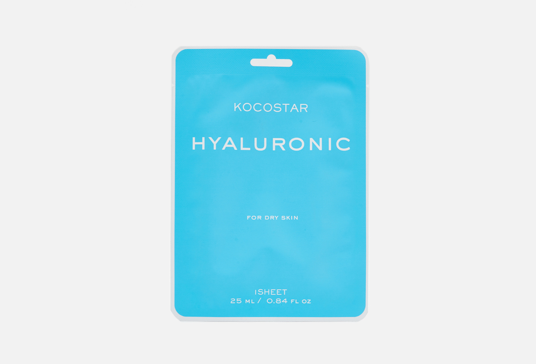 Kocostar Vegan Facial Mask Sheet, Hyaluronic -