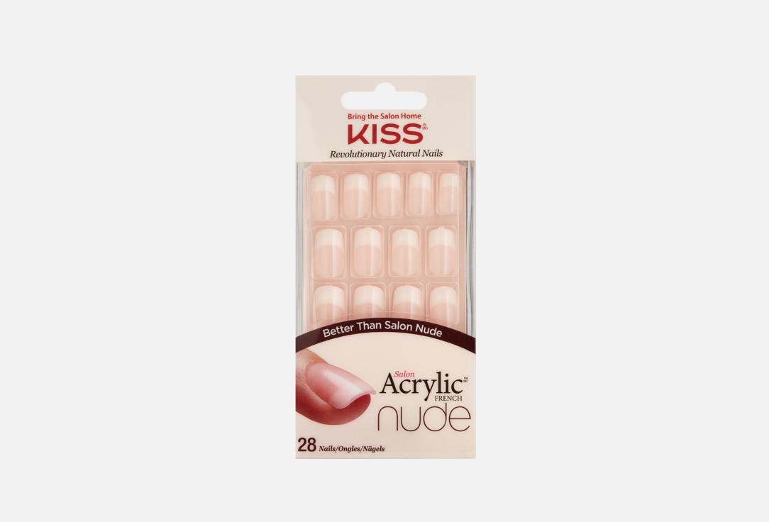 KISS New York Professional Salon Acrylic Nude French Nails