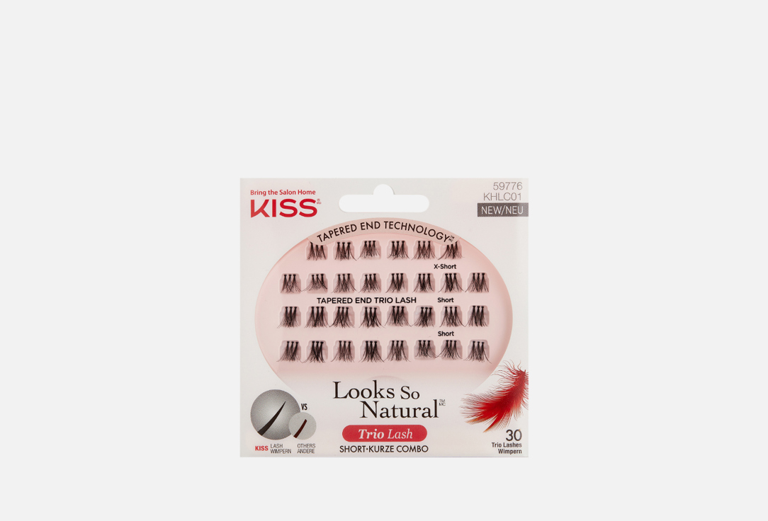 KISS Haute Couture Trio Lashes Short KHLC01