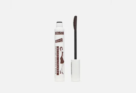 LUXVISAGE PERFECT COLOR fan of fluffy lashes Mascaratone Brown,