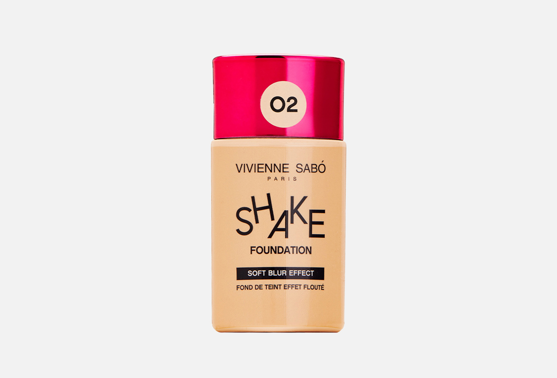 Vivienne Sabo /Soft blur foundation /Fond de teint effet floute "Shakefoundation"shade 02