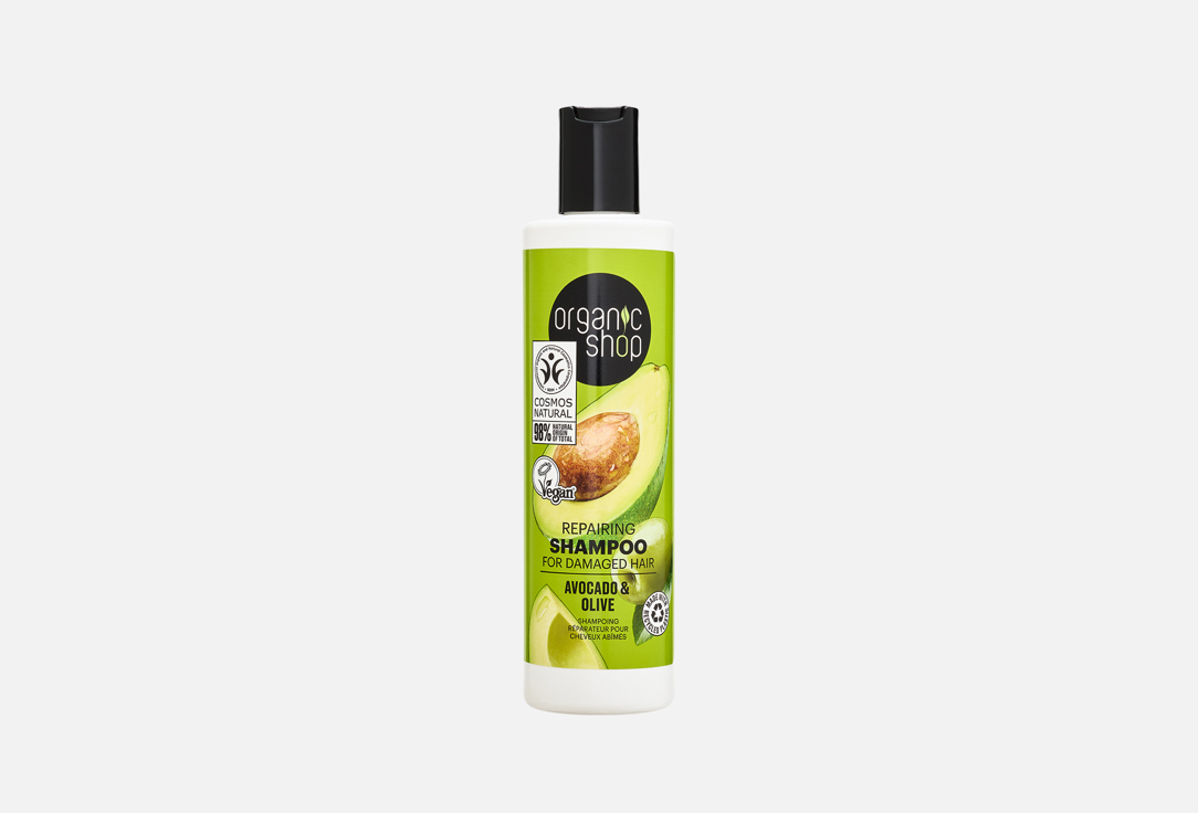 ORGANIC SHOP Repairing Shampoo For Damaged Hair Avocado And Olive