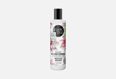 ORGANIC SHOP Shining Conditioner For Colored Hair Water Lily And Amaranth