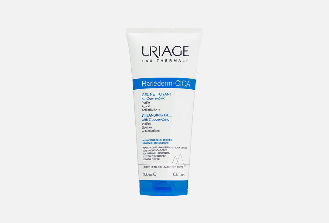 Uriage Bariederm Cica Cleansing Gel with Cu-Zn -