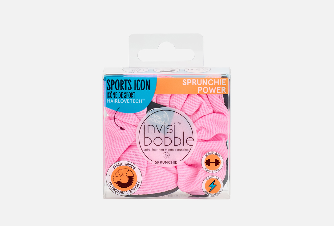 Invisibobble Sprunchie Hair Ring, Pink Mantra