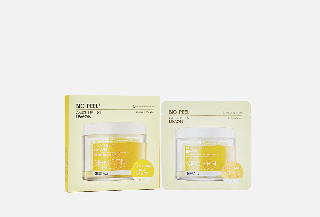 NEOGEN Face Pads Bio-peel+ Lemon Gauze peeling 8pcs