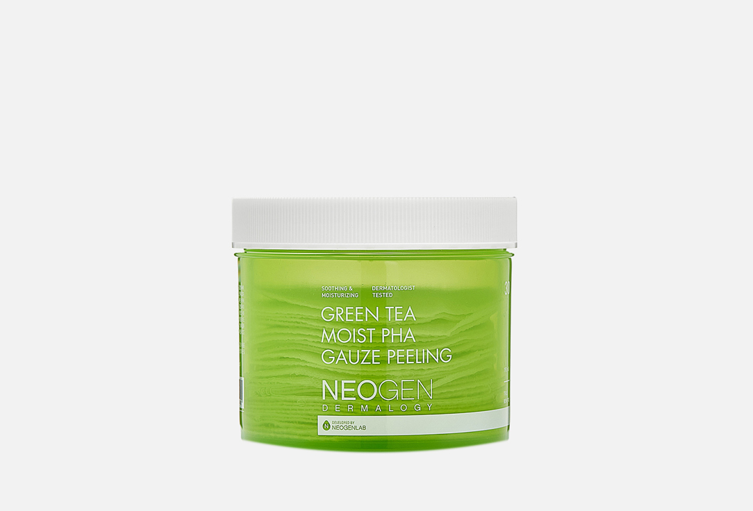 NEOGEN DERMALOGY "GREEN TEA MOIST PHA GAUZE PEELING"