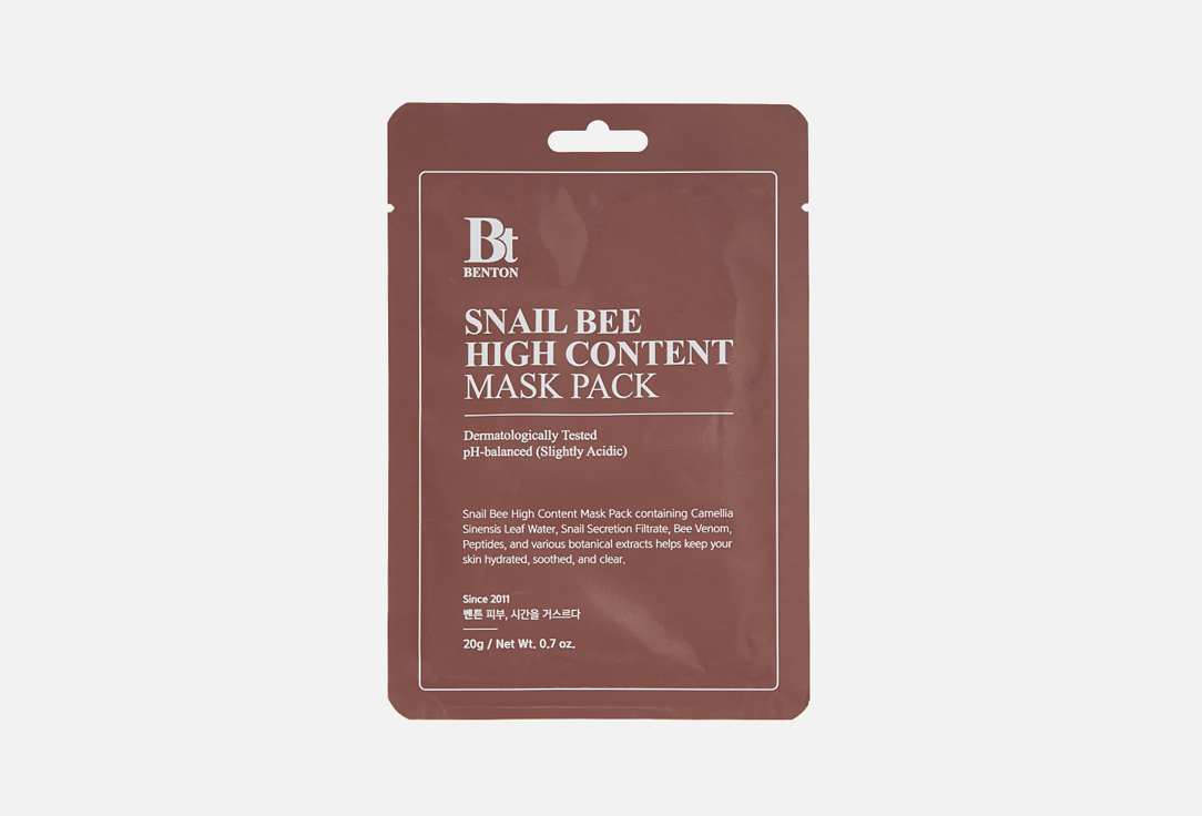 Benton Snail Bee High Content Mask