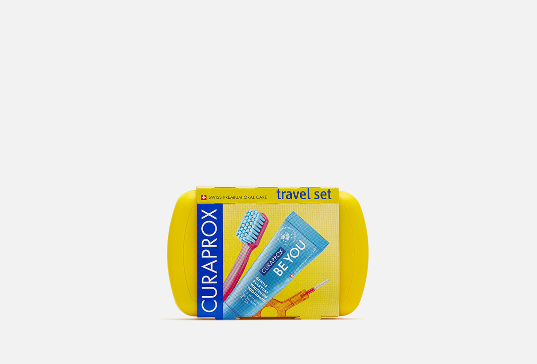 Curaprox Travel set yellow