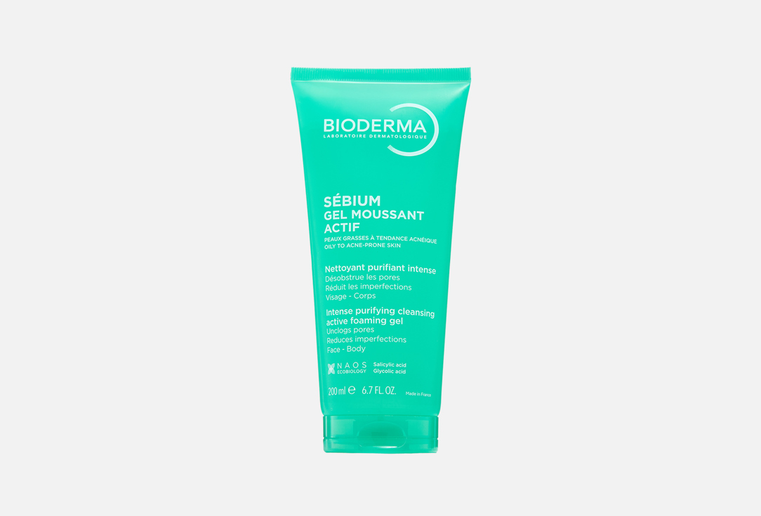Bioderma SEBIUM GEL MOUSSANT ACTIF T200ML