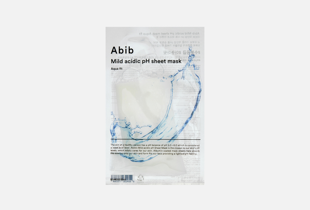 Abib Mild Acidic pH Sheet Mask Aqua Fit