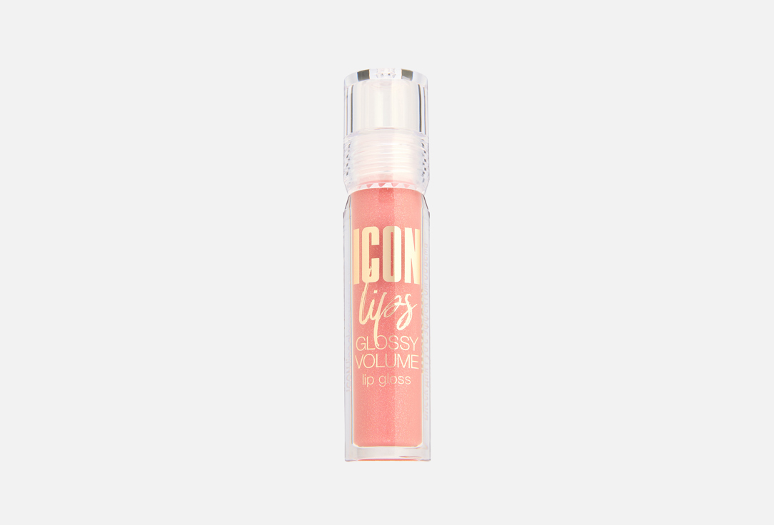 LUXVISAGE ICON Lips Glossy Volume Lip Gloss in Shade 504 Dusty Rose, 3.