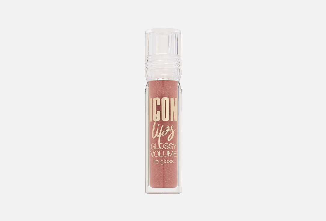 LUXVISAGE ICON Lips Glossy Volume Lip Gloss in Shade 505 Ice Beige, 3.