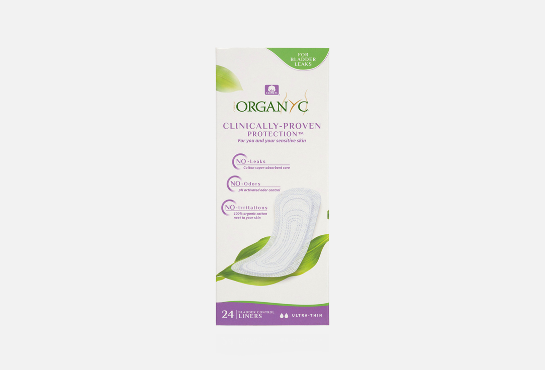 Organyc Light incontience Ultra-thin Liners 24pcs