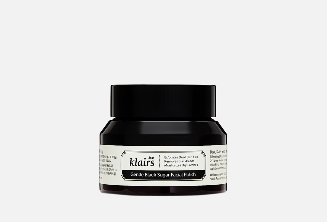 dear, klairs “Gentle Black Sugar Facial Polish”