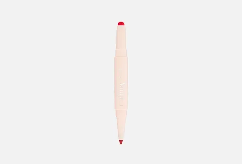 Vamp! Creamy Duo Contouring Lip Pencil & Shiny Lipstick – 010 True Red