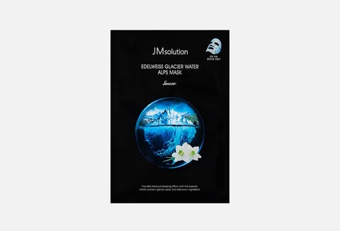 JMSOLUTION Edelweiss Glacier Water Alps Mask Snow 1ea