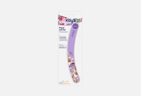 Killys Nail File 180/240 Curved Floralove Violet