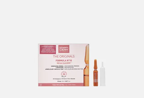Martiderm The Originals Formula Nº10 HD Color Touch SPF 30 Ampoules 30pcs