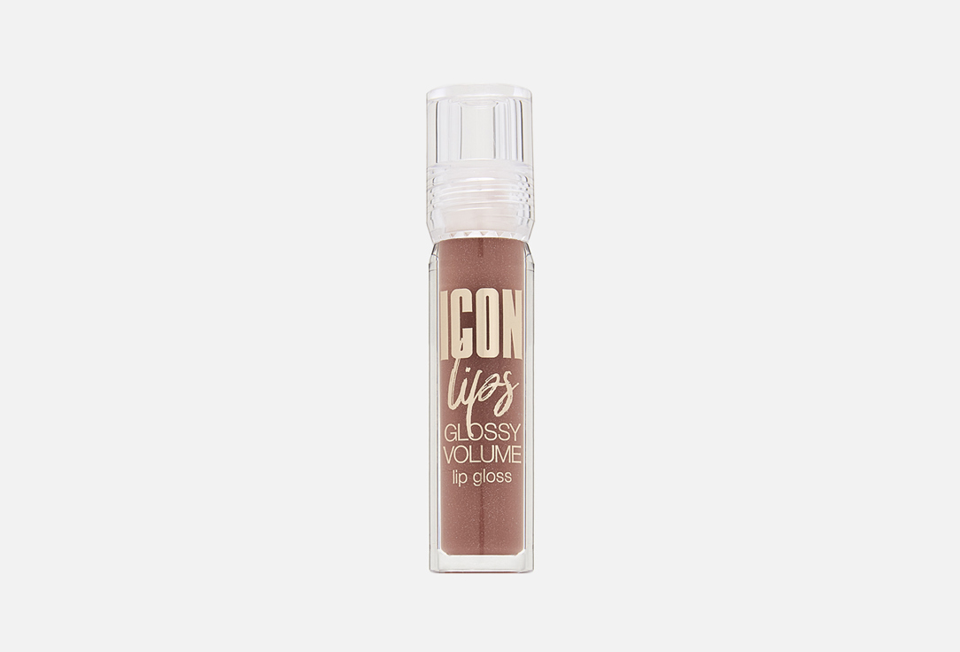 LUXVISAGE ICON Lips Glossy Volume Lip Gloss in Shade 507 Desert Taupe, 3.