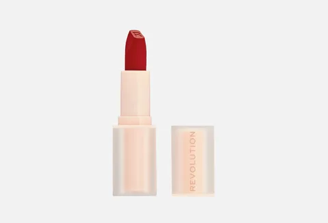 MakeUp Revolution Lip Allure Soft Satin Lipstick CEO Brick Red