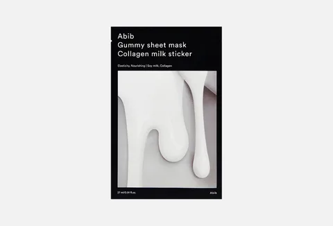 Abib Gummy Sheet Mask Collagen Milk Sticker