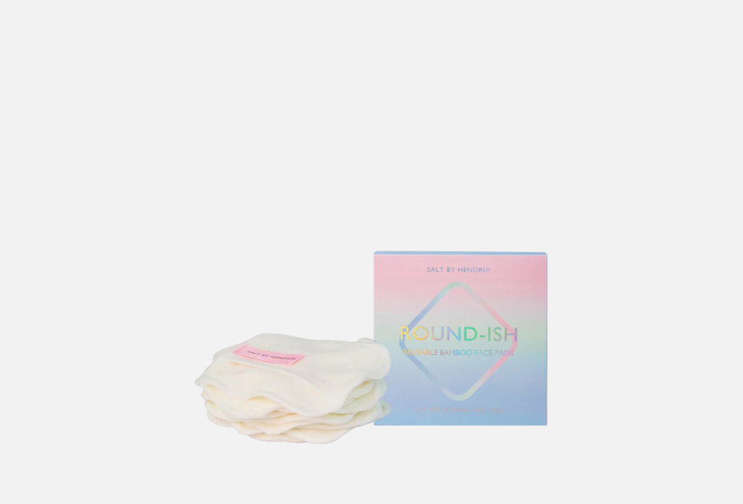 SALT BY HENDRIX Round-Ish Bamboo Face Pads 10ea