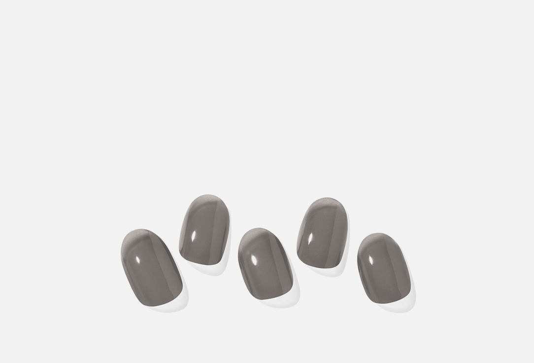 LABO Semi-Cured Gel Nail Strips Tint Black 30ea