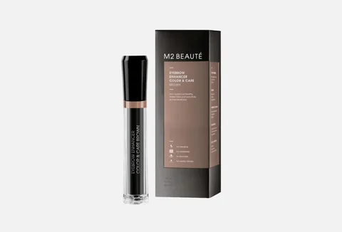 M2 BEAUTE Color&Care Eyebrow Enhancer Brown