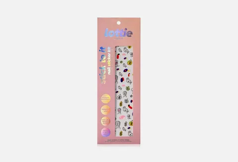 Lottie London Stick to It Abstract Nail Sticker Kit 200pcs