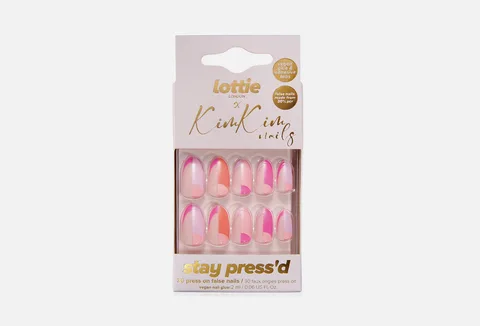 Lottie London Stay Press'd False Nails Block Party 24pcs
