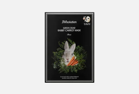 JMSOLUTION Dear Rabbit Carrot Mask Pure