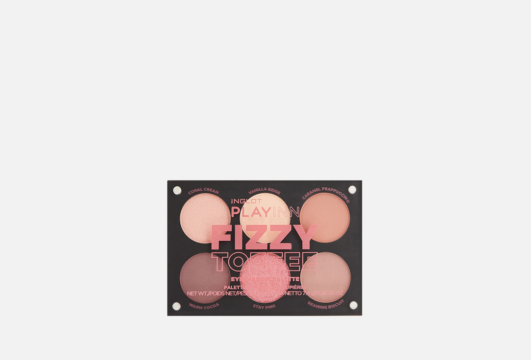 INGLOT INGLOT PLAYINN FIZZY TOFFEE EYESHADOW PALETTE