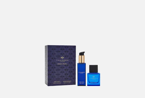Thameen London Green Pearl Body Lotion Gift Set, 50ml &