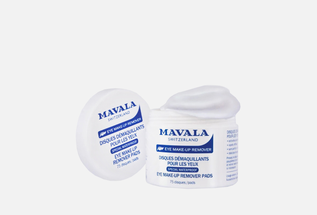 Mavala Eye Makeup Remover Pads 75pcs