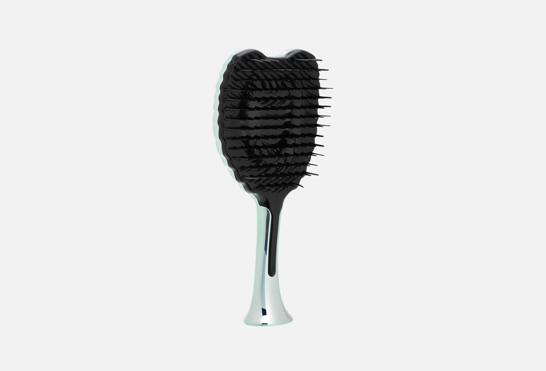 Tangle Angel Professional Large Chrome blue Hair brush