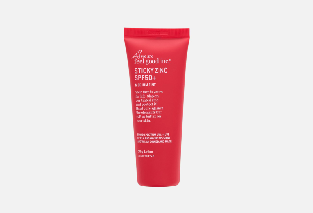 WE ARE FEEL GOOD INC. Sticky Zinc Face Cream SPF50+ Light Tint